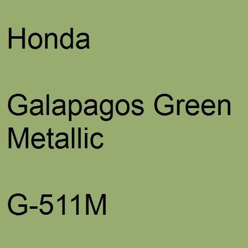 Honda, Galapagos Green Metallic, G-511M.